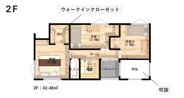 2階間取りイメージ