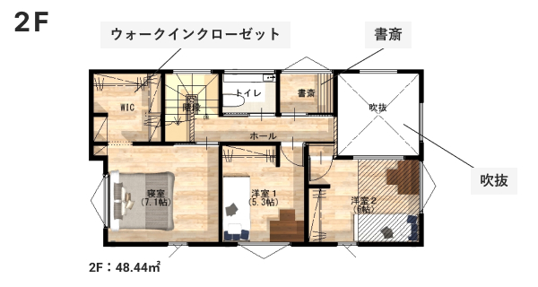 2階間取りイメージ