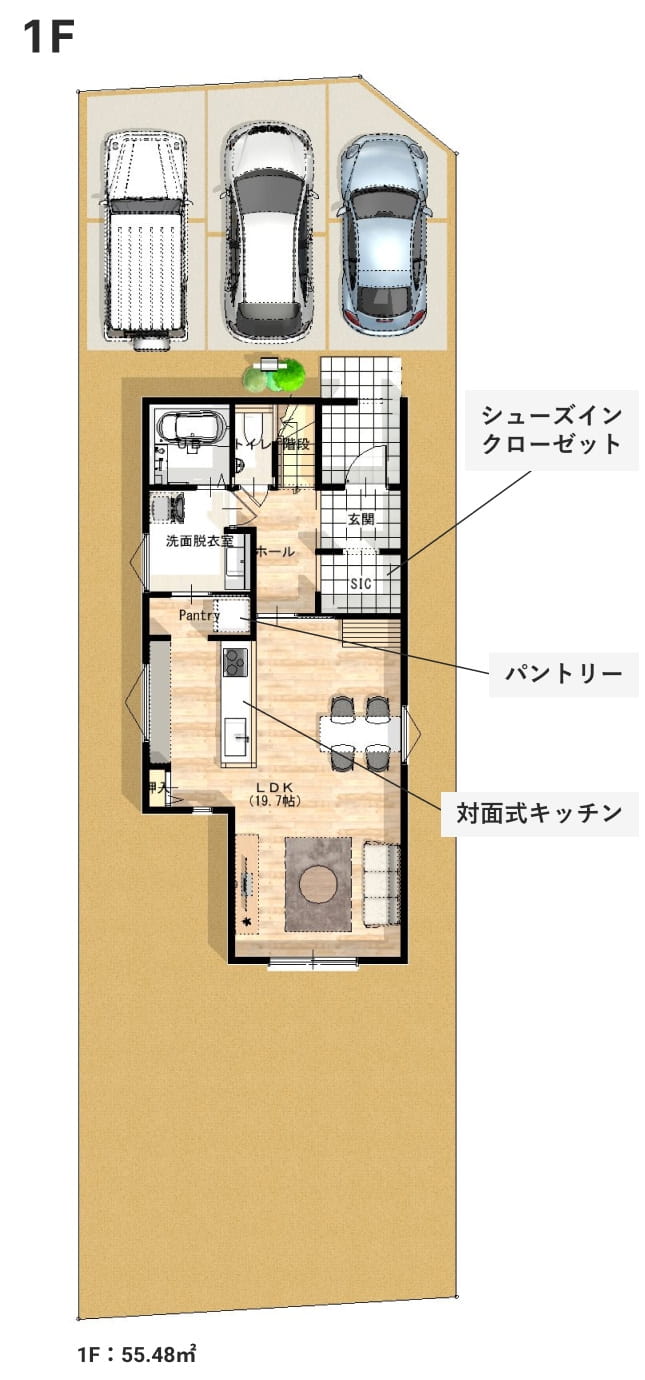 1階間取りイメージ