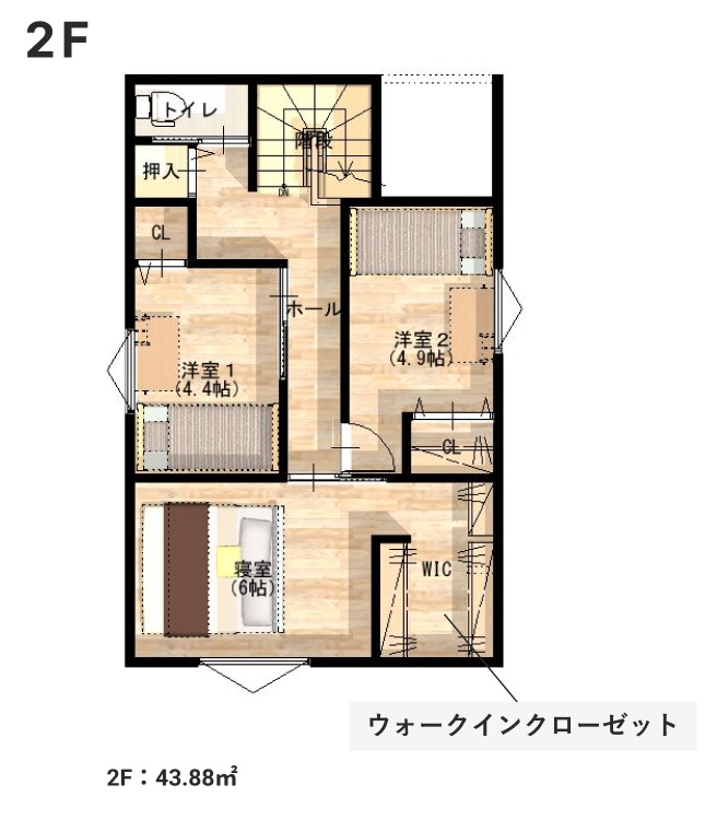 2階間取りイメージ