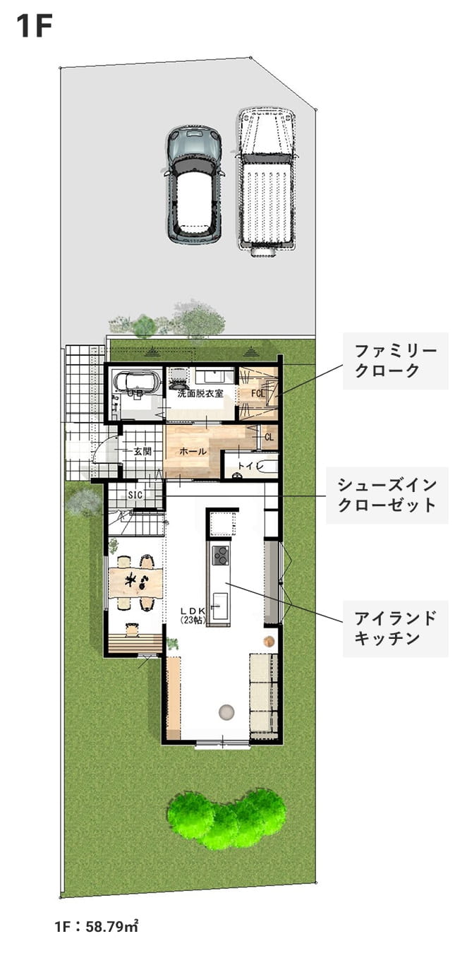 1階間取りイメージ