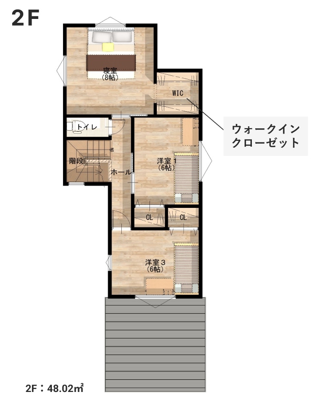 2階間取りイメージ