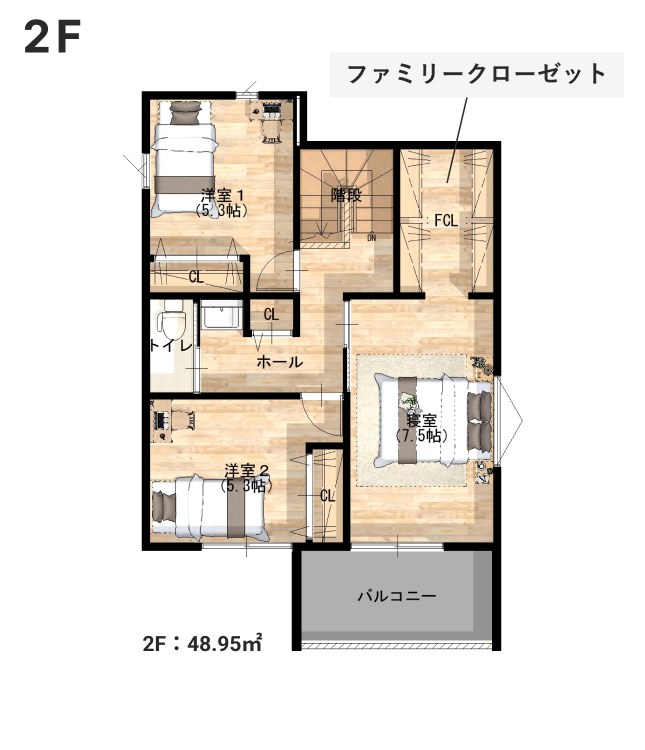 2階間取りイメージ