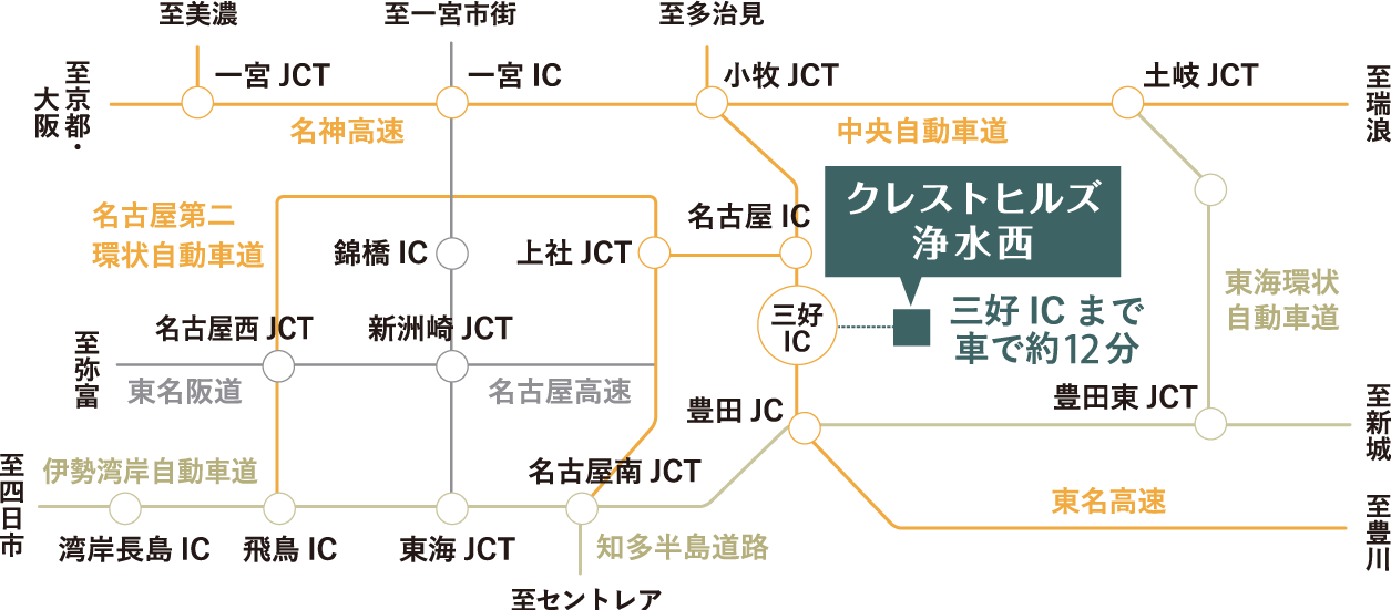 お車でのアクセス
