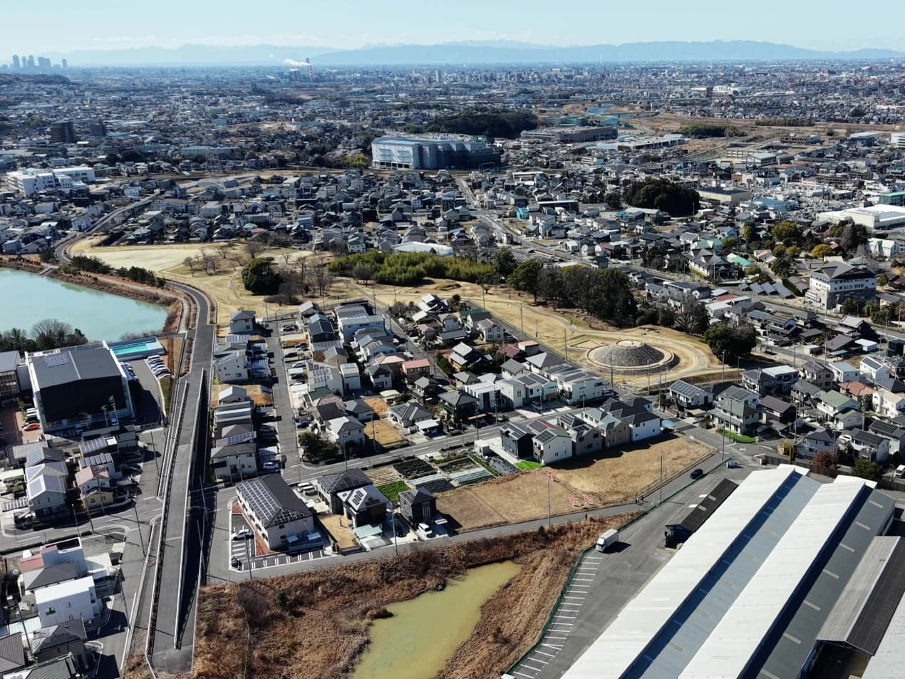 区画整理地｜新しい街並み