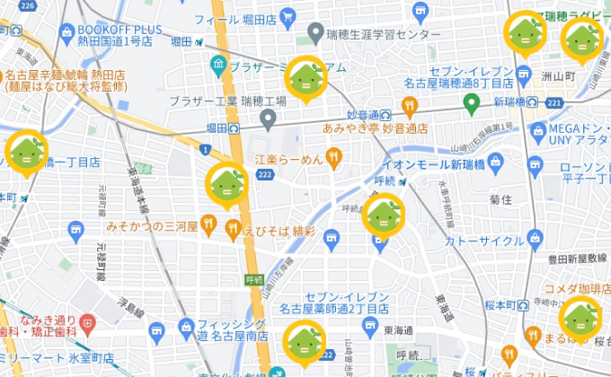 愛知県全域に展開