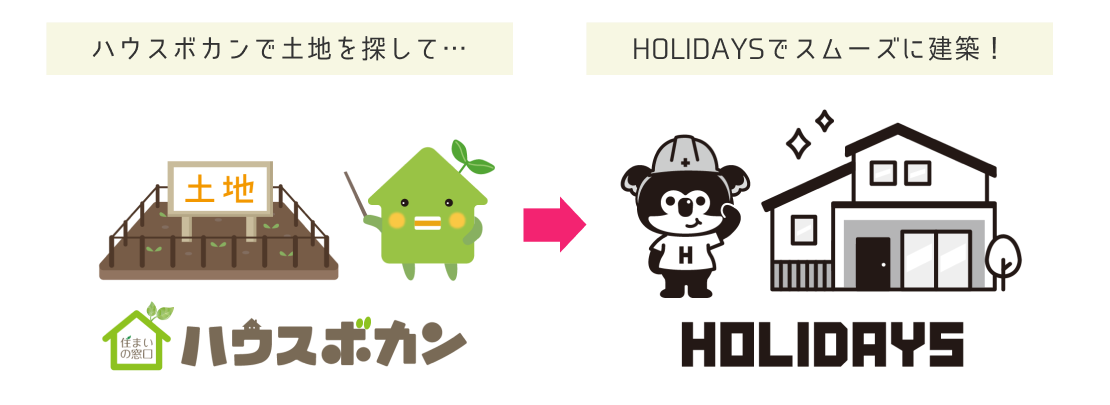 注文住宅HOLIDAYSでワンストップで建築可能！